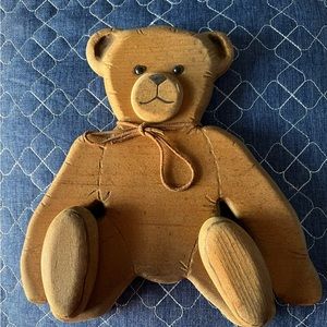 Hand Carved Wood Bear